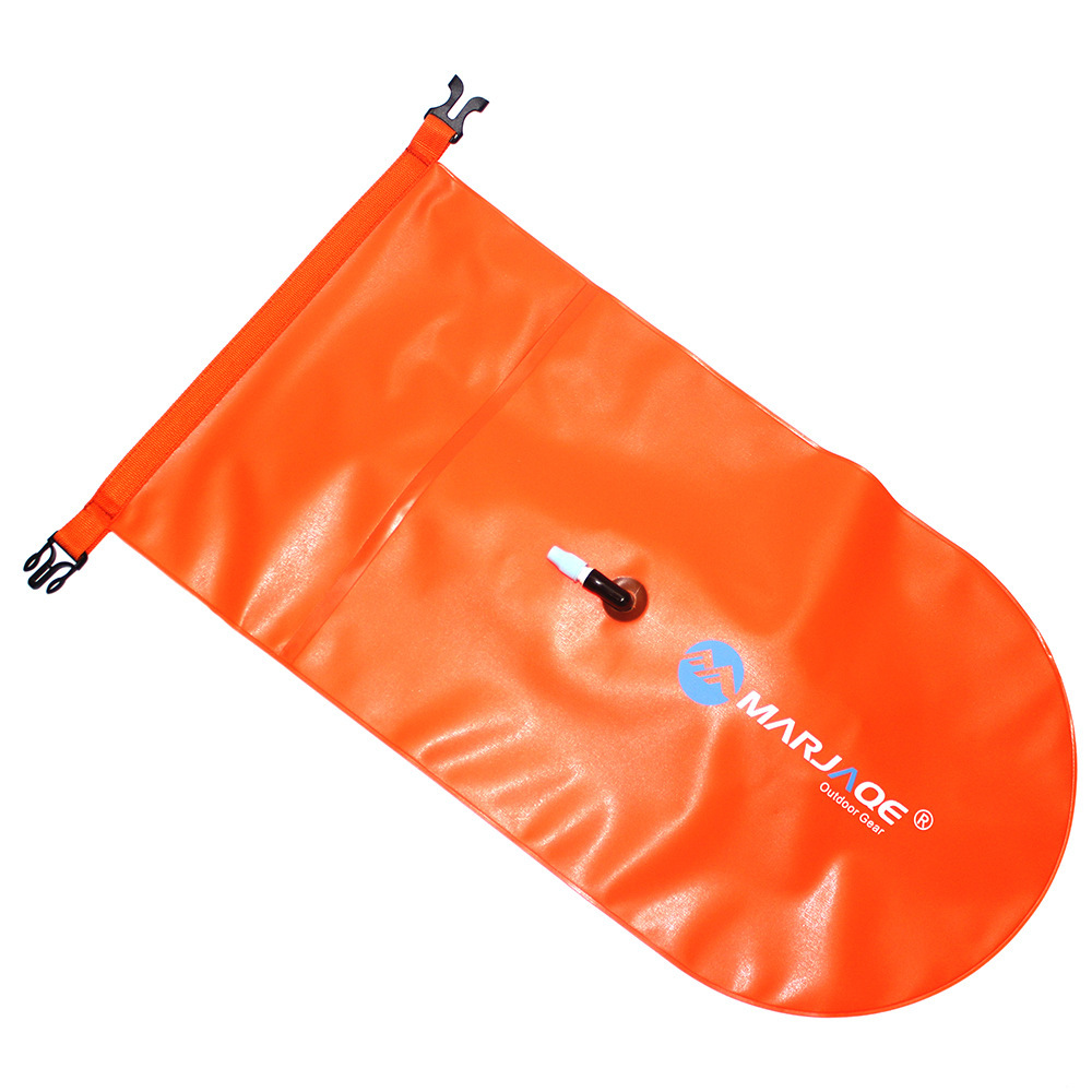 1 Stück Schwimmtasche zur Aufbewahrung, aufblasbar, Sicherheitsboje, Rettungsschwimmer, mit Hüftgurt, Schwimmen, Surfen, Rettungsboot